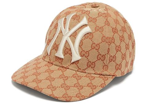 gucci ny hat deer|Gucci ny yankees logo cap.